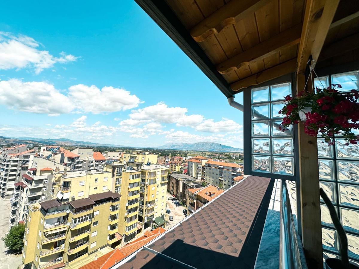 Ferienwohnung Cozy Elegance Above Korca Exterior foto